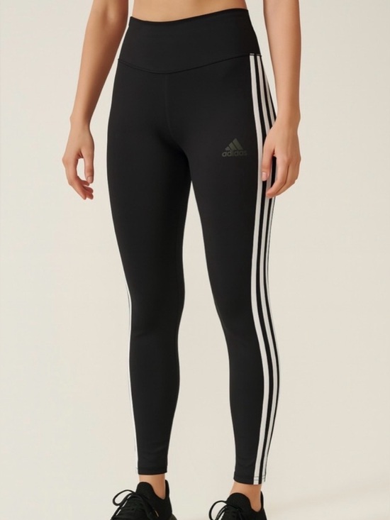 adidas Pants - Adidas Black and White Striped Leggings Women's Size S.”New Without Tags” (H8)✨